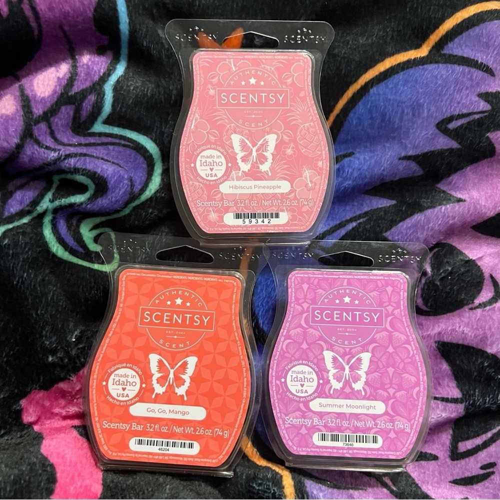 Scentsy Summer Pack of 3 Wax Melts